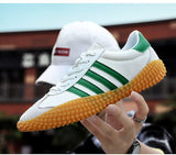 Men's Soft Casual Shoes Light Summer Breathable Mesh Sneakers White Sport German Training Waterproof Canvas Mart Lion   