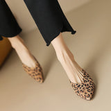 Summer Outside Women Slippers Shoes Point Toe Concise Modern Chunky Heel Mules Solid MartLion   