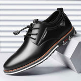 Men's Leather Casual Shoes Spring Autumn Leisure Loafers Flats Mart Lion   