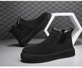 Outdoor Work Casual Men's Boots Waterproof Anti Slip Walking Shoes Classic Tide Solid Colours Footwear MartLion   