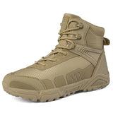 Men's Military Boots Outdoor Non Slip Hiking Tactical Desert Combat Ankle Army Work Sneakers Mart Lion Sand color 7 