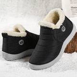 Women's Boots Warm Fur Winter Boots For Women Waterproof Snow Boots Ankle  Winter Shoes MartLion black 43 