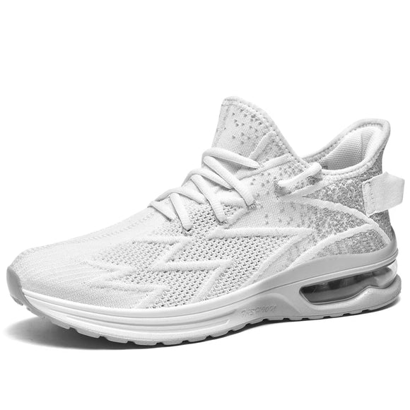 Luxury Designer Men's Atmospheric Air Cushion Walk Shoes Tennis Basket Sneakers Casual Running Footwear MartLion 6918  White 48 