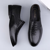 Cow Leather Dress Shoes Men's Loafers Super Soft Moccasins Footwear Formal Social Oxfords Mart Lion   