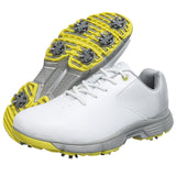 Men's Golf Shoes Waterproof Golf Sneakers Outdoor Golfing Spikes Shoes Jogging Walking Mart Lion BaiHuang-1 8.5 
