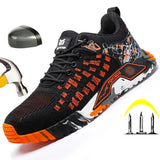 Men's Boots Work Safety Anti-smash Anti-puncture Work Sneakers Safety Shoes Indestructible MartLion   