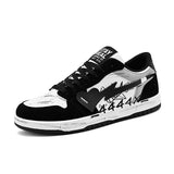 Men's Casual Sneakers Creative Heart Tennis Sport Running Shoes Skateboard Flats Walking Jogging Trainers Mart Lion Black 39 
