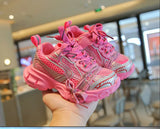 Spring Children Sneakers Girls Clunky  Boys Breathable Anti-slip Casual Shoes Baby Soft Walking MartLion   