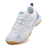 Breathable Badminton Shoes Men's Women Luxury Sneakers Anti Slip Volleyball Tennis MartLion BaiLan 36 