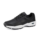 Waterproof Golf Shoes Men's Sneakers Spikeless Golfers Anti Slip Athletic MartLion Hei-1 40 