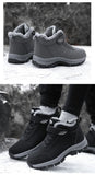 Women Boots Waterproof Snow Boots Warm Plush Winter Shoes Mid-calf Non-slip Winter Female MartLion   