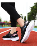 Shoes Spring Running Soft Sole Breathable Mesh Sports Shoes women MartLion   