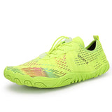 Aqua Shoes Women Barefoot Beach Upstream Breathable Sport Quick Drying River Sea Water Sneakers Hiking Mart Lion GREEN 35 