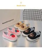 Children Casual Shoes Girls Canvas Shoes Boys Slip-on Baby Cute Cartoon Print Sneakers MartLion   