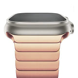Titanium color band For Apple Watch Ultra 2 49mm 9 8 7 5 4 se 6 loop for iwatch 45mm 41 42 44mm 38 40mm stainless steel bracelet MartLion Rosegold 38 40 41mm CHINA