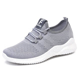 Sport Running Shoes Women Air Mesh Breathable Walking Sneakers Casual Femme MartLion GRAY 36 