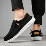 Men Casual Shoes Slip on Canvas Loafers  Walking Flats  Man  Non Slip Soft Moccasins Sneakers Summer MartLion   