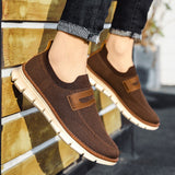 Men's Sneakers Soft Men Casual Shoes Breathable Mesh Loafers Office Walking Driving Outdoor Mart Lion   