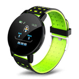 119S Smartwatch Bluetooth Smart Watch Men's Blood Pressure Women Smart Band Clock Sports Fitness Tracker Watch For Android IOS MartLion green  