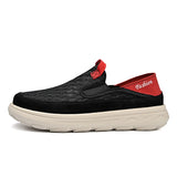 Golden Sapling Casual Sneakers Men's Outdoor Summer Shoes Breathable Trekking Leisure Platform Footwear MartLion Black 43 