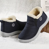 Women's Boots Warm Fur Winter Boots For Women Waterproof Snow Boots Ankle  Winter Shoes MartLion Blue 41 