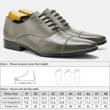 Leather Shoes Men's Derby Stylish Leather Formal MartLion   