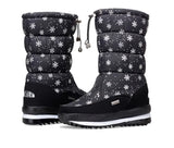 Winter thick women's snow boots Warm Plush Mid-calf Boots Non slip Waterproof Platform Snow Boot Casual Female White shoes MartLion
