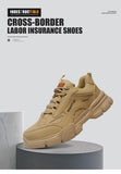 Men's Work Safety Shoes For Daily Construction Working Boots Steel Toe Puncture Proof Indestructible Sneakers MartLion   
