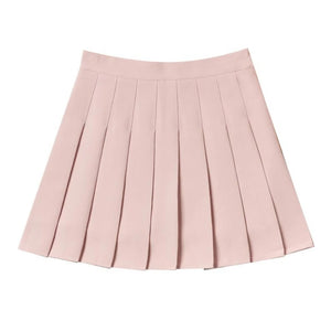 Skirt Shorts Women Waist Mini Skirt School Short Pleated Kawaii Pink Skirt Female MartLion   