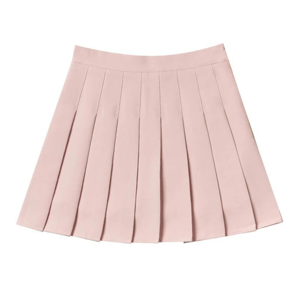 Skirt Shorts Women Waist Mini Skirt School Short Pleated Kawaii Pink Skirt Female MartLion   