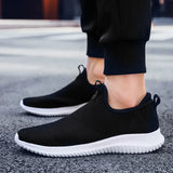 Men's Sneakers Breathable Mesh Shoes Casual Shoes Lightweight Lace-Up Running Walking Sneakers MartLion   