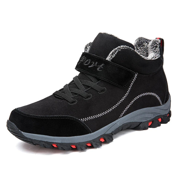  Hiking Shoes Winter Snow Boots Warm Plush Women Waterproof Outdoor Non-slip Hiking Sneakers MartLion - Mart Lion