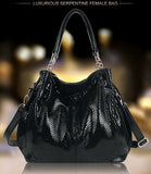 Women Shoulder Bags Ladies Large-Capacity Serpentine Handbag Casual Messenger Travel Bags Mart Lion   