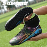 Soccer Cleats Men's Soccer Shoes Spikes AG TF Indoor Soccer Cleats Outdoor Football Boots Wear Resistant MartLion   
