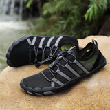 Green Water Shoes For Men's Aqua Upstream Breathable Mesh Beach Sandals Summer Sport Women Swimming Slippers Mart Lion   