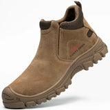 Insulation 6kv Safety Shoes Men's Wear-resistant Work Boots Indestructible Puncture-Proof Protective MartLion Khaki 36 