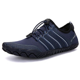 Light Men's Jogging Minimalist Shoes Summer Running Barefoot Beach Fitness Sports Sneakers Mart Lion 9519-BLUE SILVER 40 