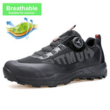 Waterproof Shoes Men's Casual sneakers Breathable Luxury Designer Sports Black Running Trainers Mart Lion Black 140108A US 8.5 