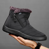 Men's Boots Keep Warm Snow Boots Non-slip Winter Ankle Boots Outdoor Winter Shoes Warm Sneakers MartLion   