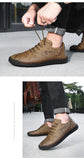  Handmade Leather Men's Shoes Casual Leather Loafers Moccasins Driving Mart Lion - Mart Lion