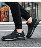 Men's Casual Shoes Lac-up Shoes Lightweight Breathable Walking Sneakers Hombre MartLion   