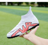 Men's Soccer Shoes Children‘s Football Boots TF FG Outdoor Grass Anti-Slip Soccer Sneakers MartLion   
