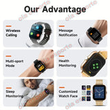 Smart Watch Android Phone 1.83" Color Screen Full Touch Dial Smart Watch Bluetooth Call Smart Watch Men's For XIaomi MartLion   