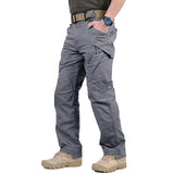 Men's Cargo Pants Classic Outdoor Men Tactical  Pants Multi Pocket Trousers MartLion IX9Grey S 