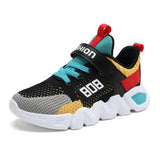 Kids Shoes Outdoor Sneakers Boys Breathable Walking Casual Children Sport Mesh Lightweight Shoes for Girls MartLion Black Moon399 38 