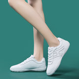 youth white cheerleading shoes sports training competition shoes aerobics shoes women's aerobic fitness Mart Lion   