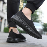 Shoes for Men Slip on Casual Breathable Mesh Outdoor Non Slip Lazy Shoes Lightweight  Men Shoes MartLion   