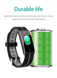 Smart Wristband Fitness Tracker Watch Men's Women Calories Heart Rate Blood Pressure Smartwatch Call Message Alert Sport MartLion   