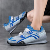 Men's Squat Weightlifting Shoes Mesh Breathable Weightlifting Training Youth Anti-skid Fitness MartLion   