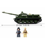 Military ww2 Cannon Assault Armored Vehicle Battle Tank Car Truck Army Weapon Building Blocks Sets  Model King Kids Toys Gift Mart Lion   